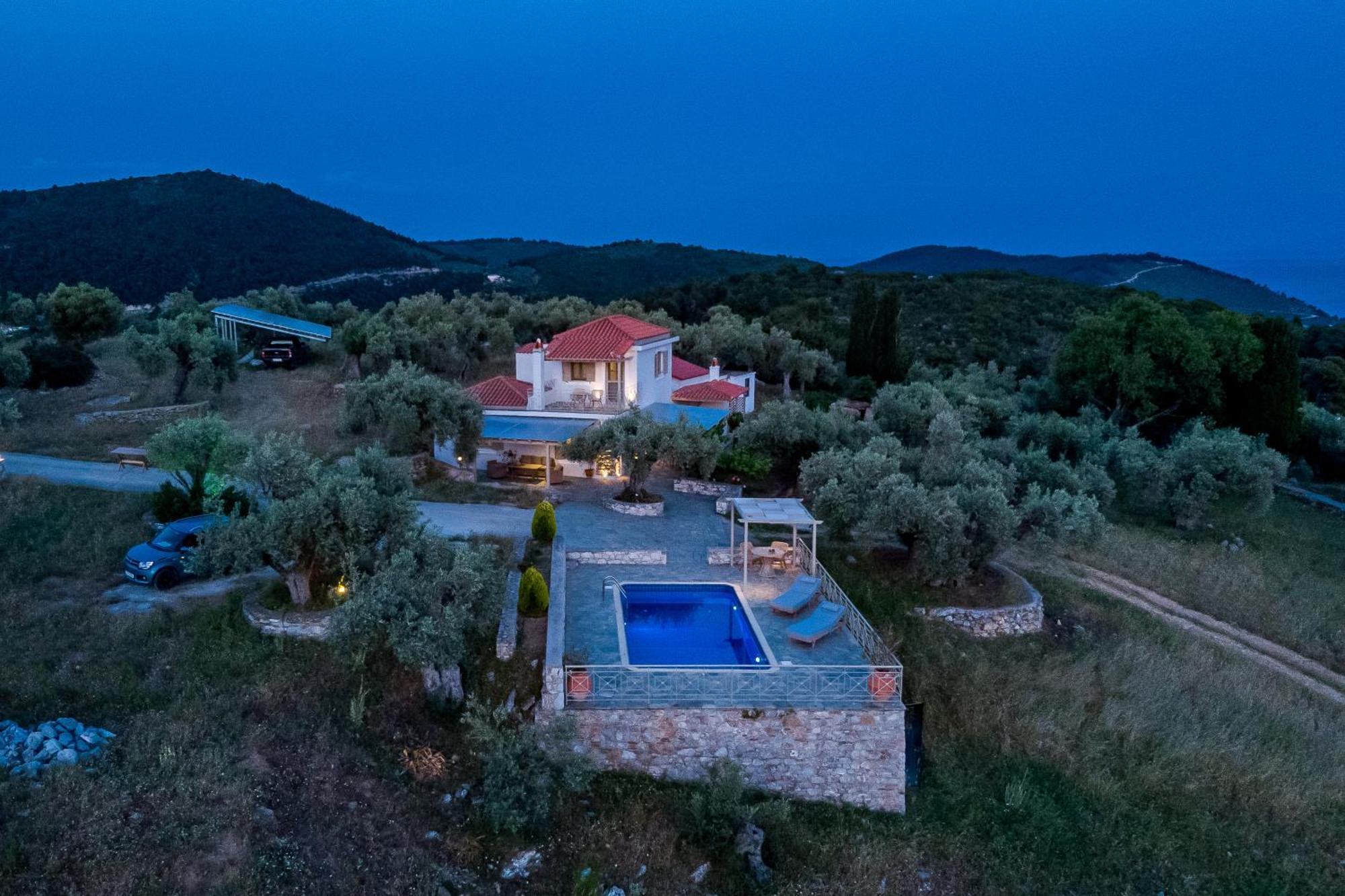 Villa Nektaria Alikias Exteriör bild