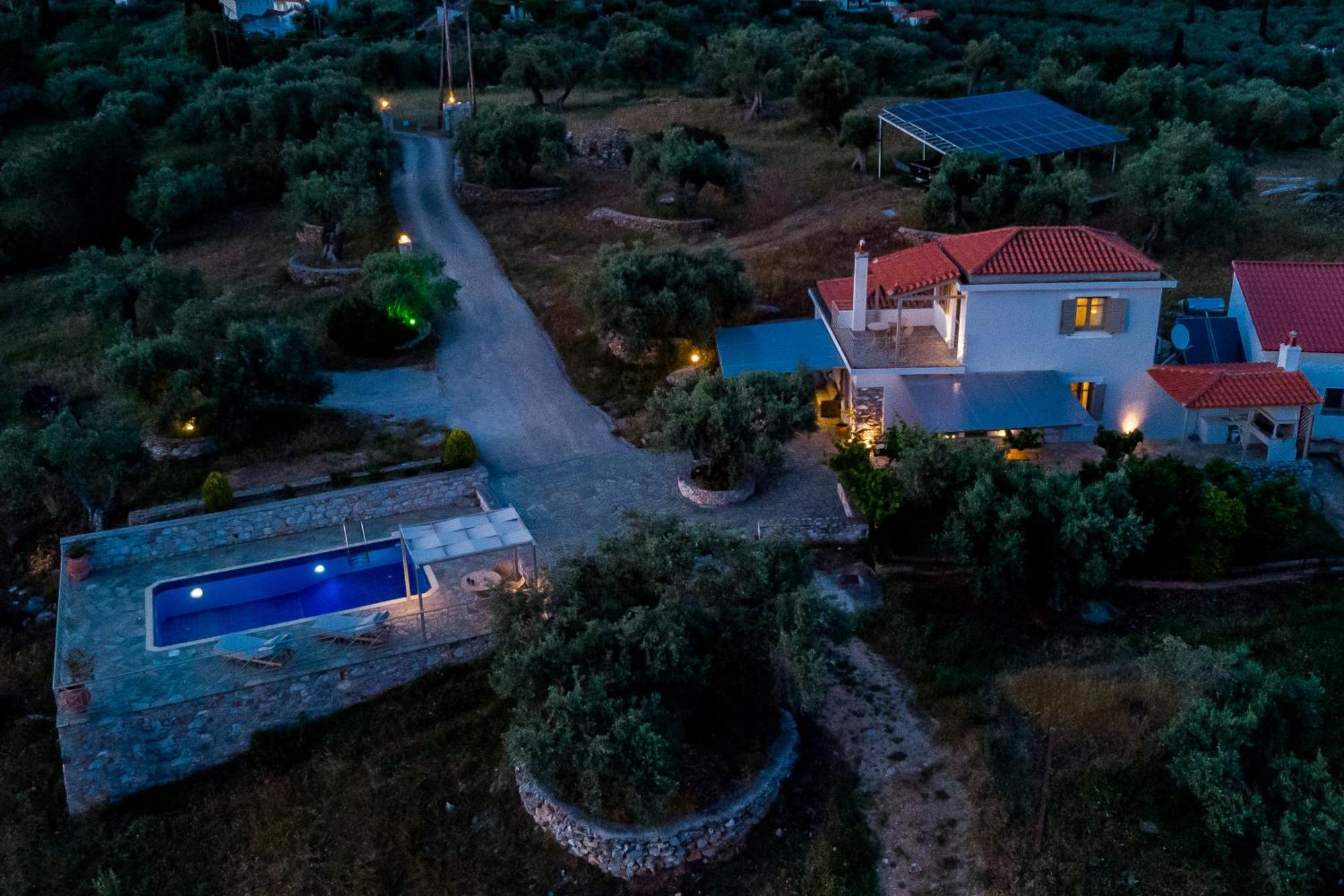 Villa Nektaria Alikias Exteriör bild