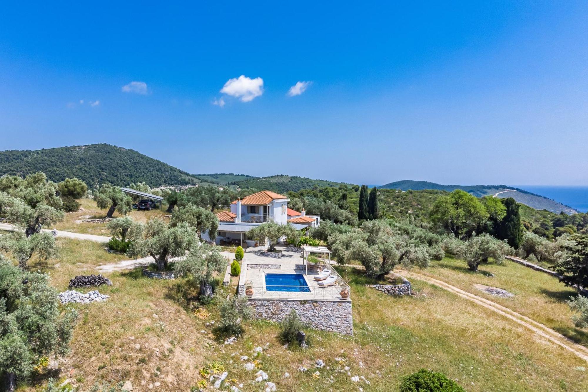 Villa Nektaria Alikias Exteriör bild