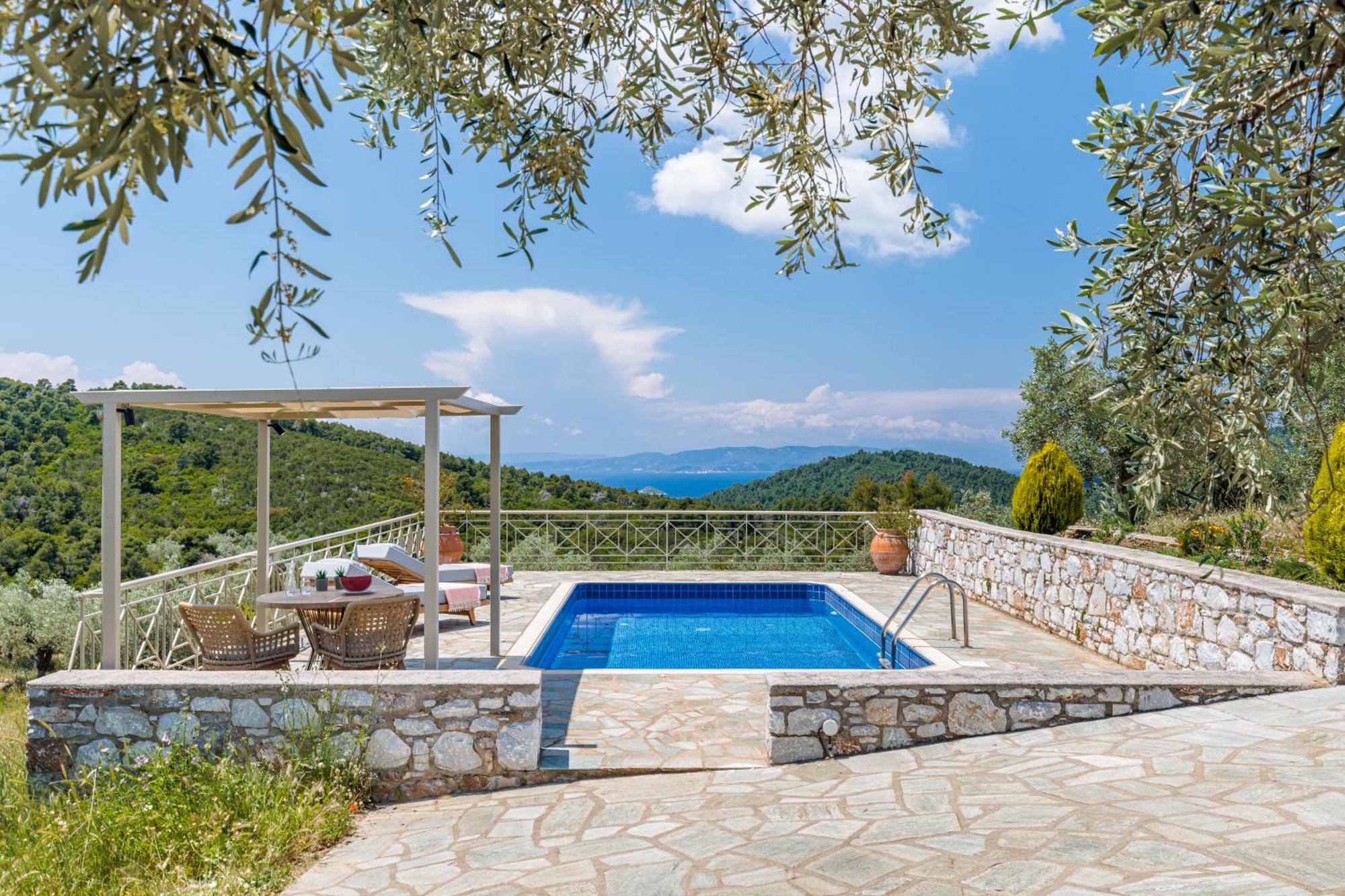 Villa Nektaria Alikias Exteriör bild