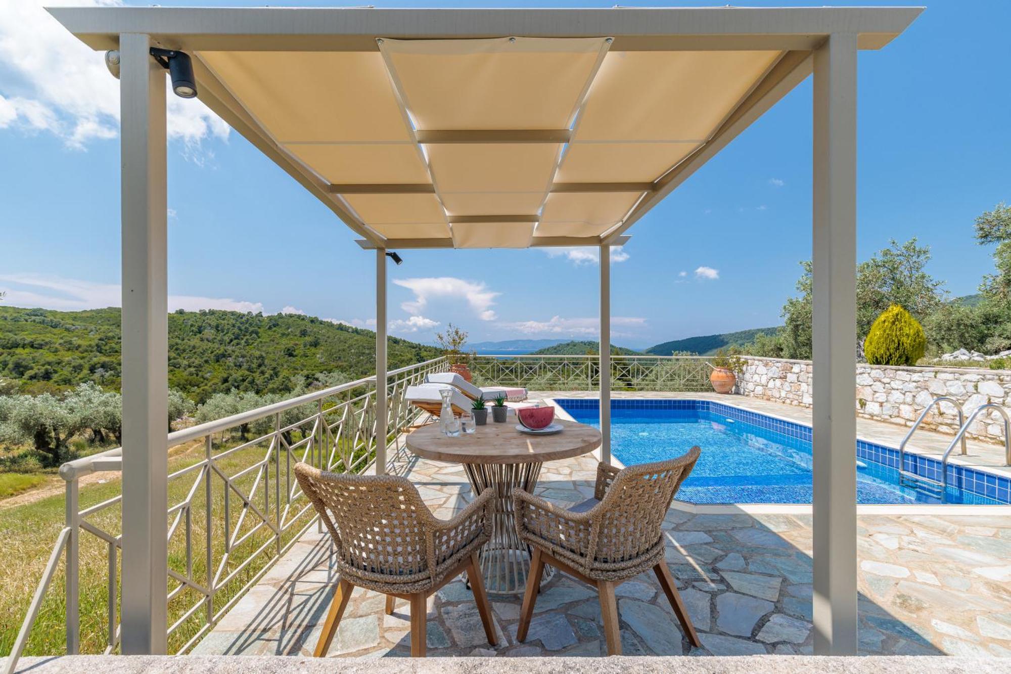Villa Nektaria Alikias Exteriör bild