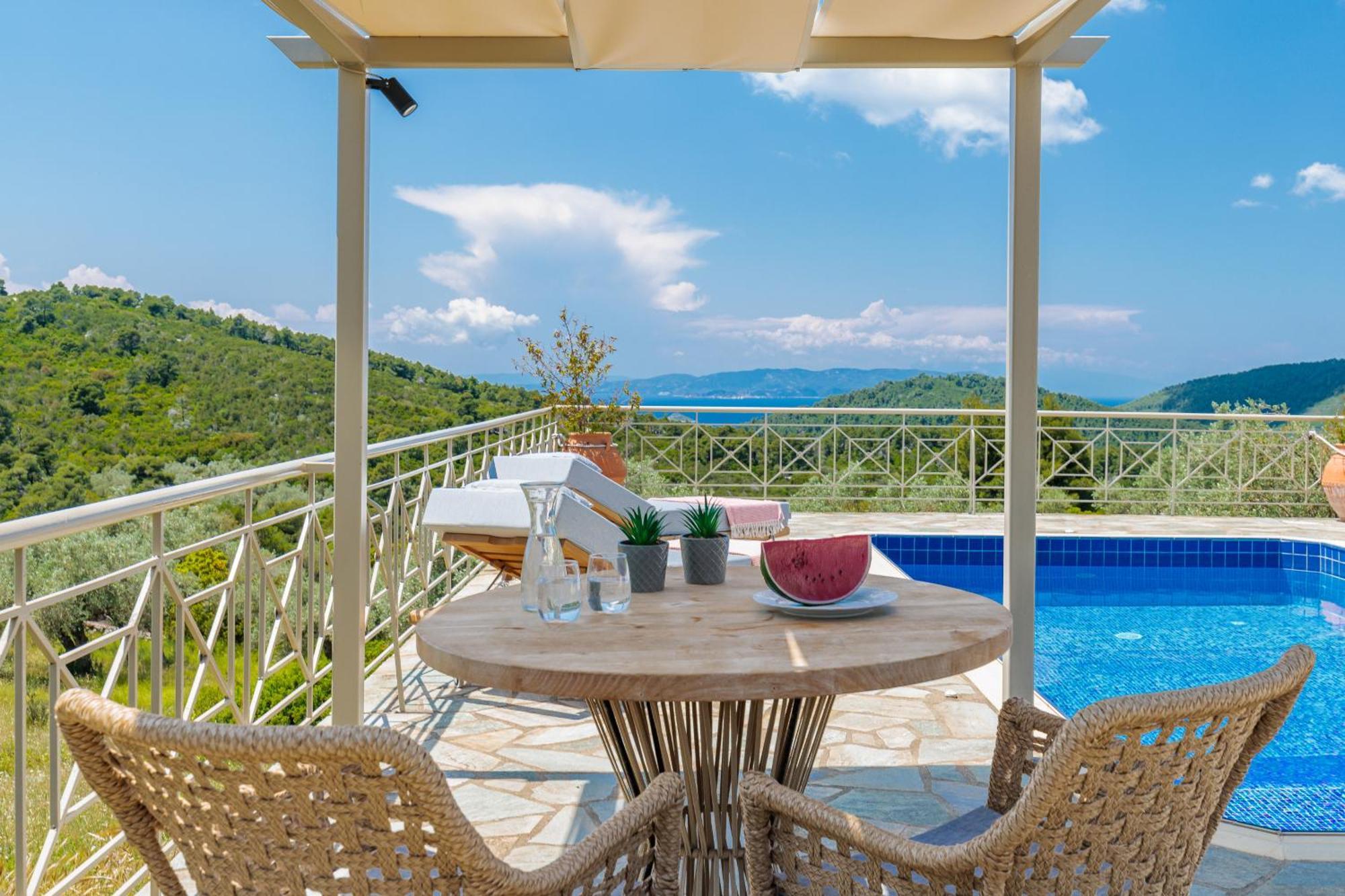 Villa Nektaria Alikias Exteriör bild