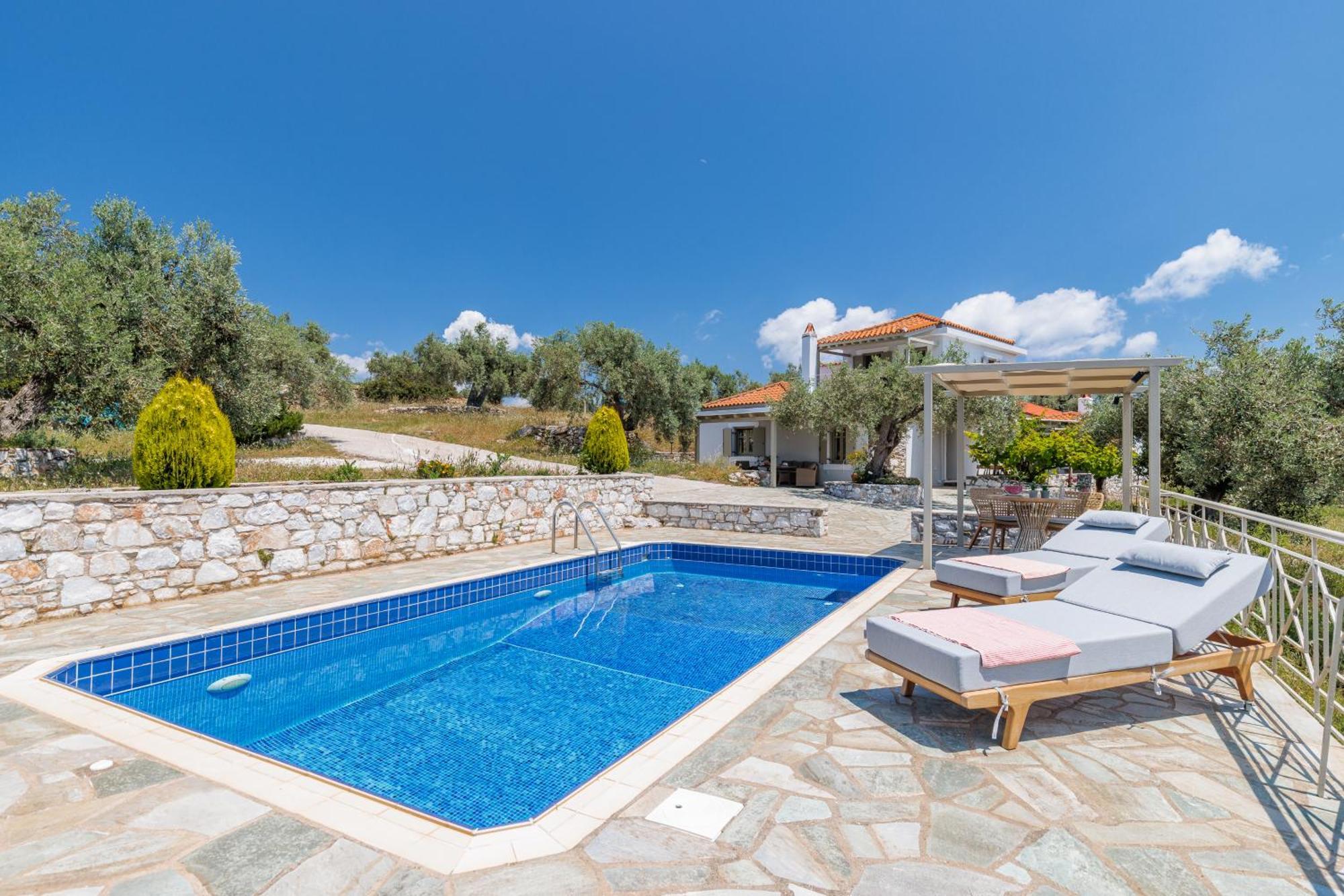 Villa Nektaria Alikias Exteriör bild