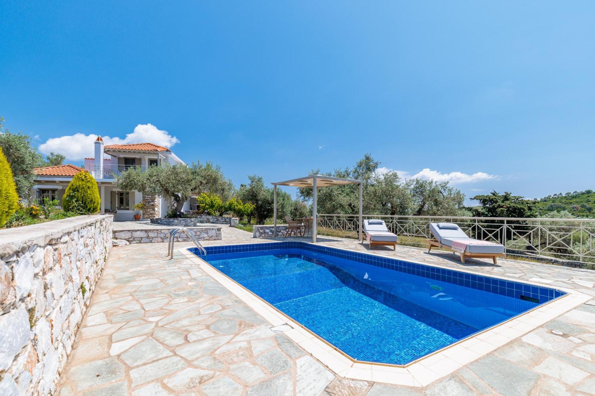 Villa Nektaria Alikias Exteriör bild