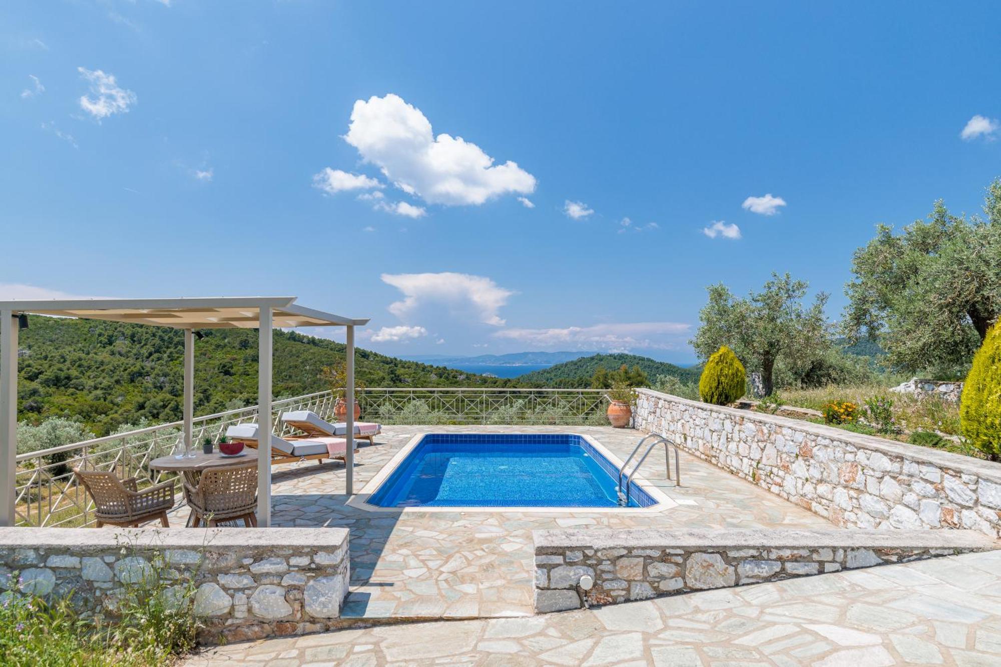 Villa Nektaria Alikias Exteriör bild