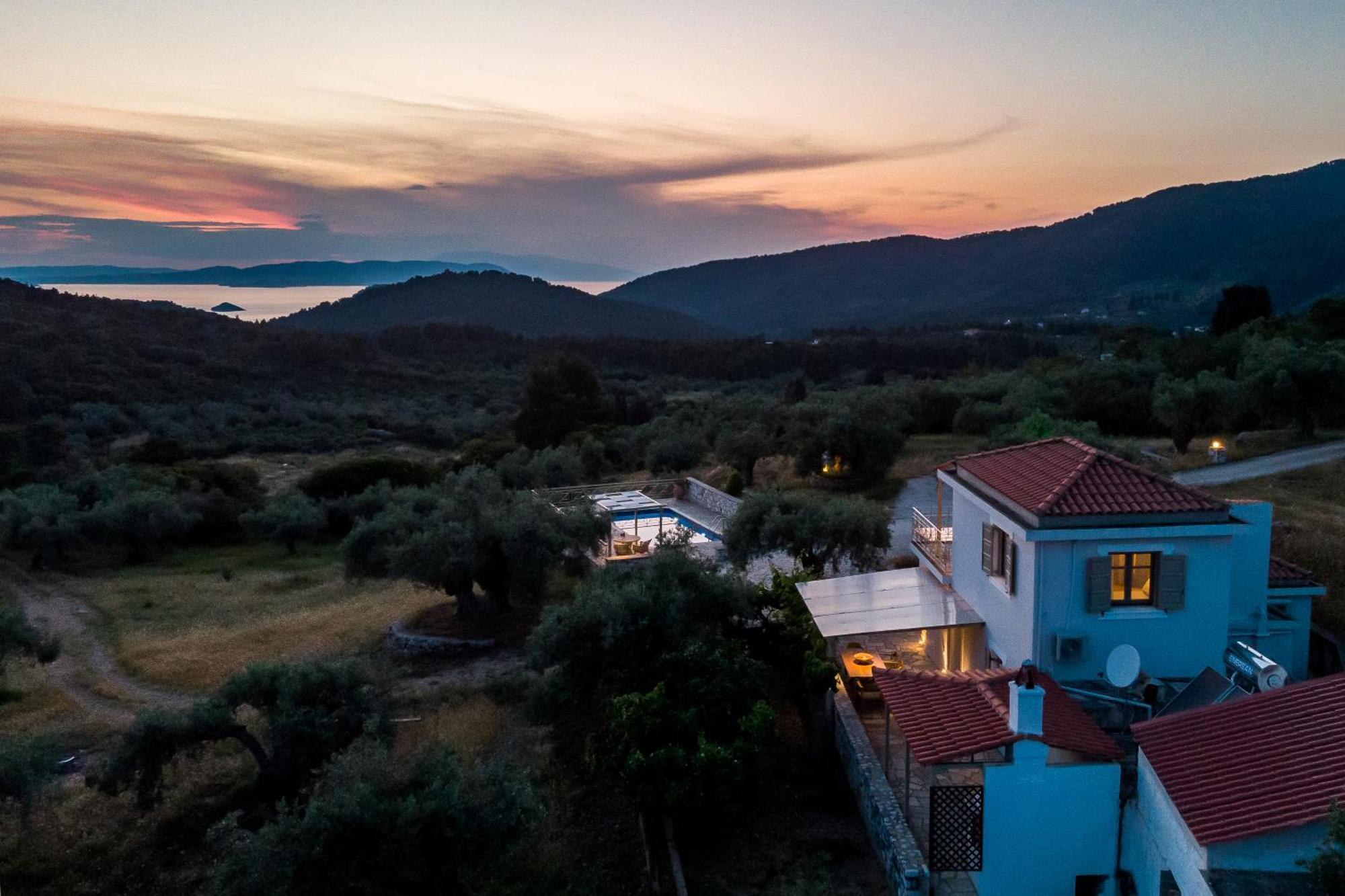 Villa Nektaria Alikias Exteriör bild